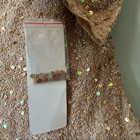 Adrianna Papello occasions women Sequin and beaded cowl neck top  size 14 - Picture 7 of 14